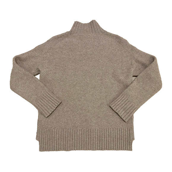 Everlane Cashmere Stroopwafel Honeycomb Turtleneck Sweater XS Oatmeal Luxury - Picture 6 of 11